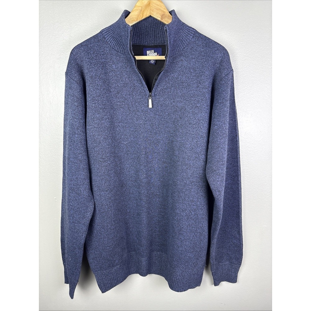 Billy London UK Long Sleeve 1/4 Zip Blue Heather Size XL